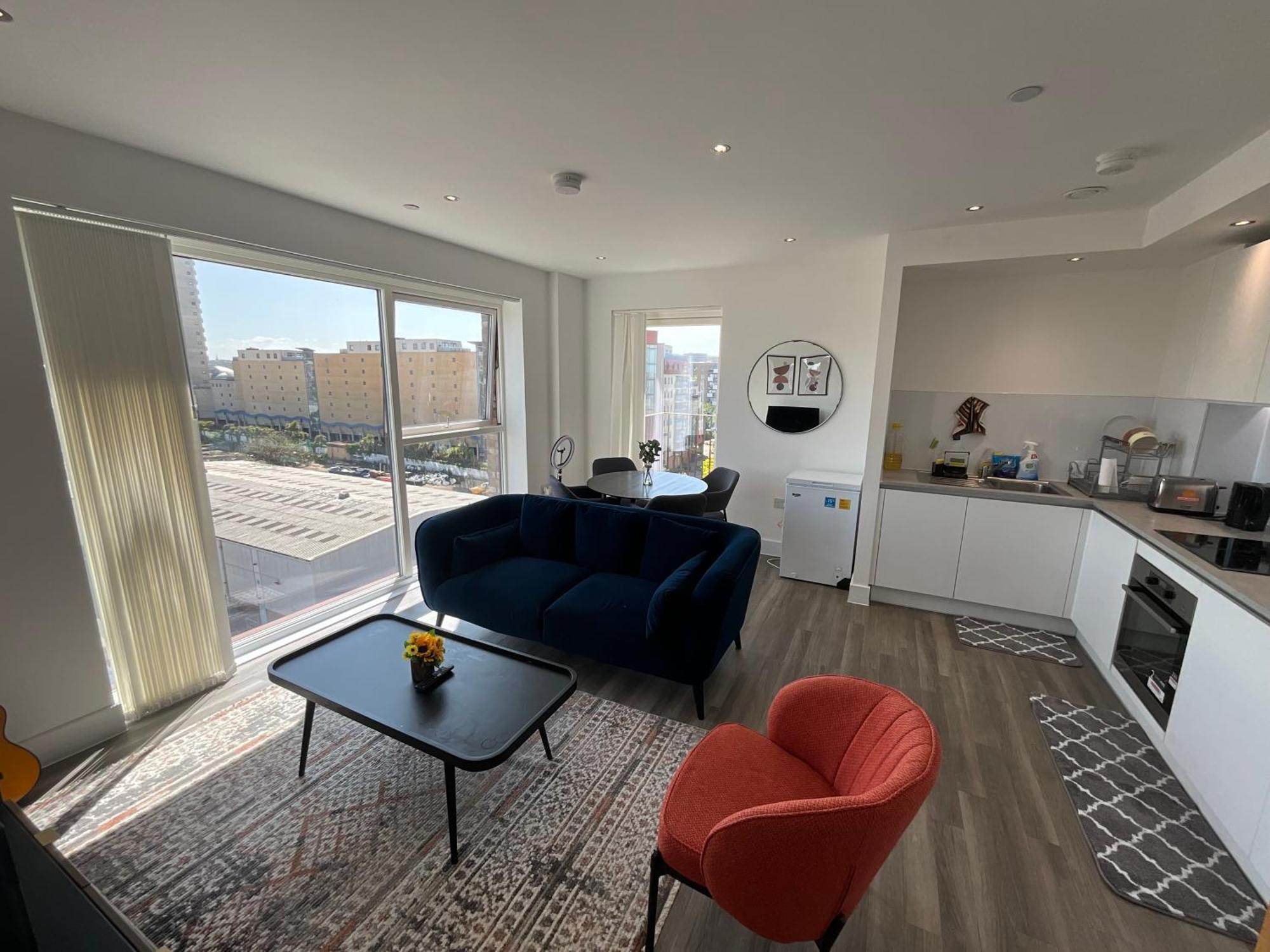Deluxe Double Bed In Shared Apt Near Canary Wharf, City Airport & O2 Arena With Thames View London Luaran gambar
